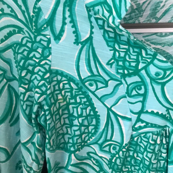 Lilly Pulitzer printed cotton tunic top - Picture 5 of 6